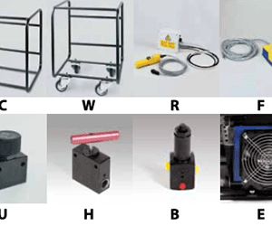 OPTIONS -Accessories For Modular Power Packs 700 Bar